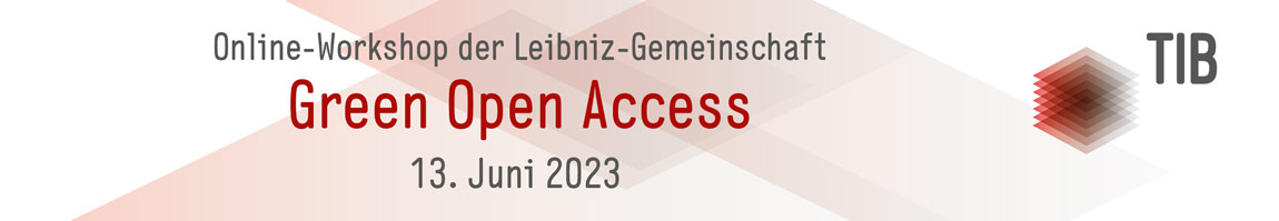 TIB Events Green Open Access Workshop 2023 Logo