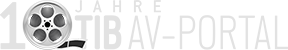 Logo 10 Jahre TIB AV Portal